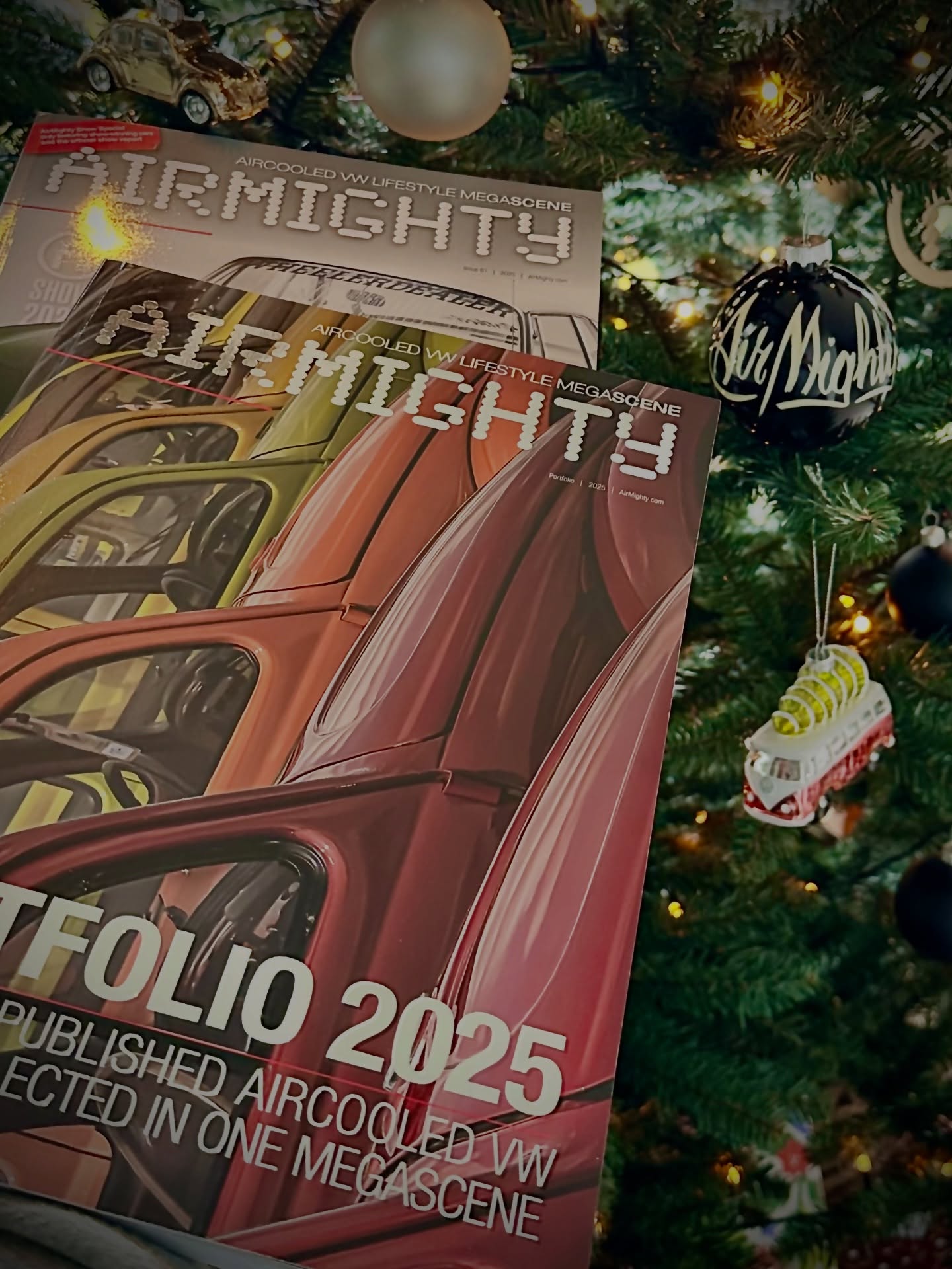 ✨ Merry Christmas, VW family! ✨
We’re wrapping up the year with two fresh releases — AirMighty #61 and the brand-new Portfolio 2025 — and we couldn’t be more grateful for this amazing aircooled VW community.
Thank you for the passion, the stories we could tell and hear, the rides we saw and could publish, and the support all year long to the Magazine and Shows!
Wishing you all a cosy Christmas, happy holidays, and plenty of aircooled joy on the road ahead 🎄❤️ #airmighty