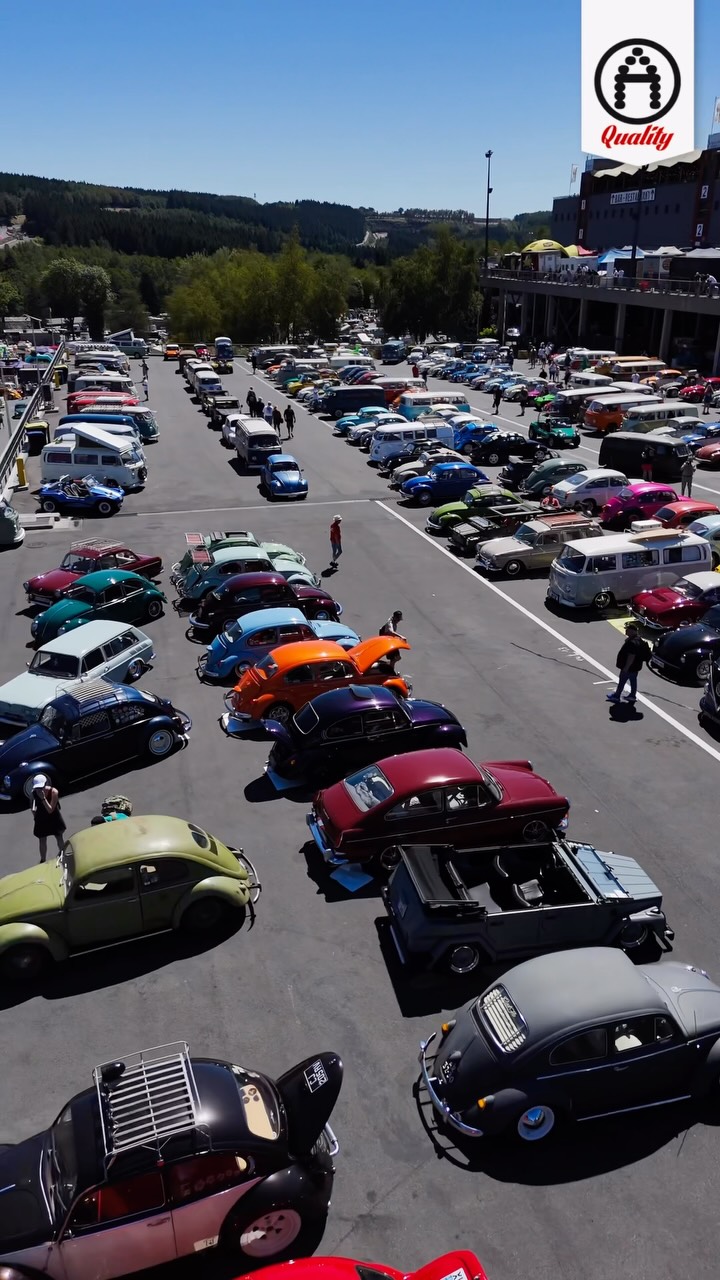 Midday on Saturday we sent the drone up over the Le Bug Show paddocks at Spa‑Francorchamps. There’s nothing like seeing the event from the sky… can you spot your air‑cooled VW?
#airmighty #aircooledvw #vw #lebugshow #spafrancorchamps