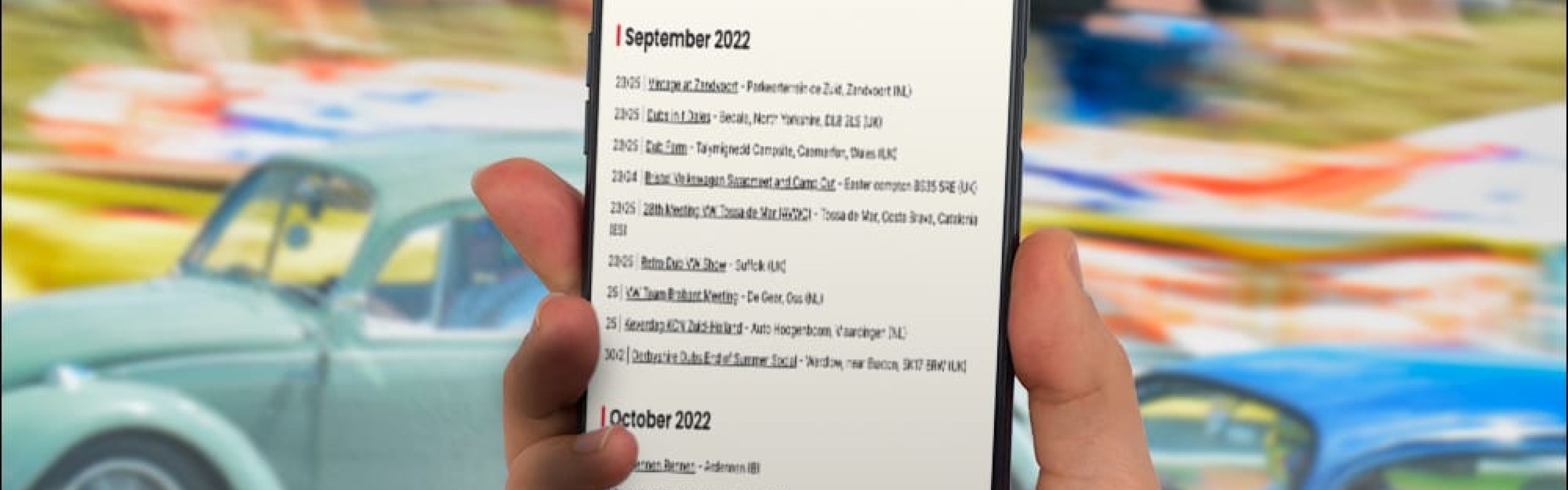 VW Show Calendar online!
