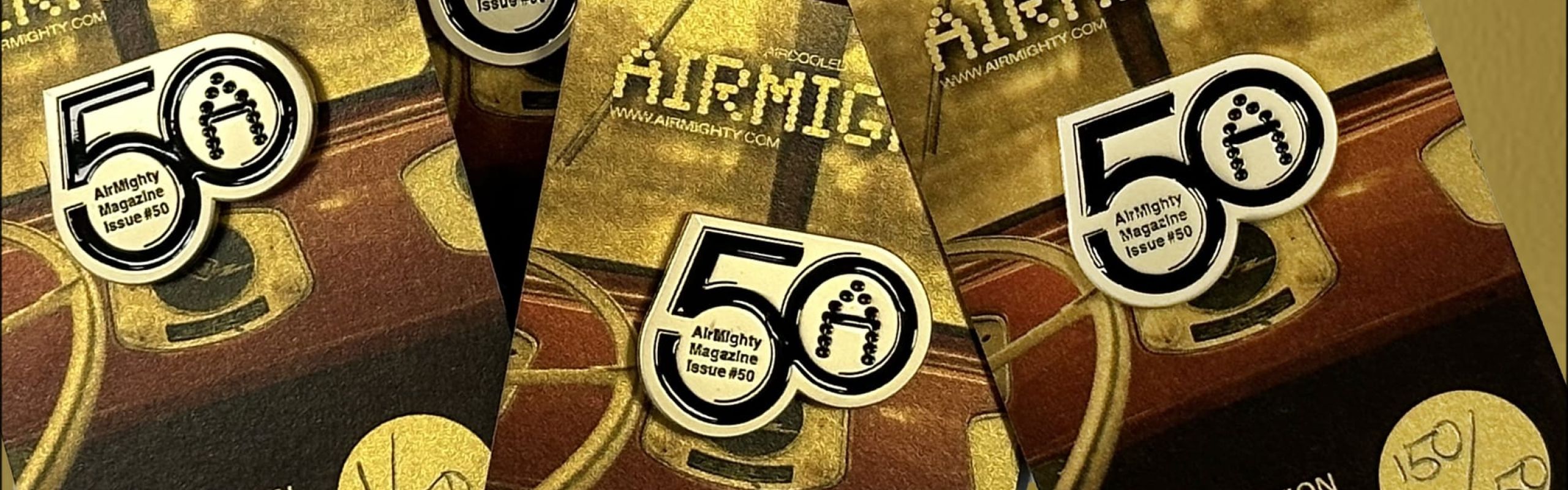 AirMighty #50 Pin Badge