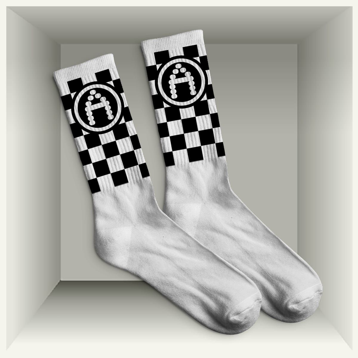 AirMighty Socks - White 'A'